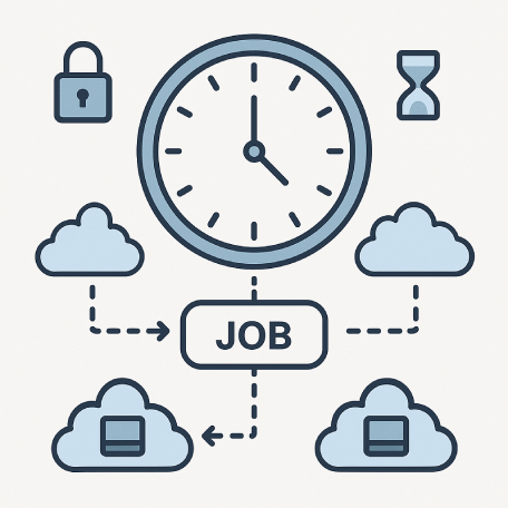 Cloud Scheduled Job Diagram